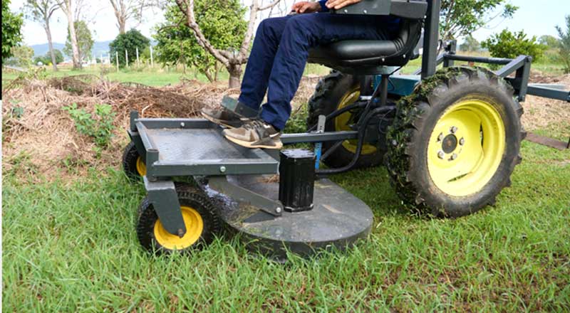 Cyber Clydesdale X4 - Mow More Combo: Fully Electric Solar Charged Ride-on Zero-Turn Mower, Australian Made